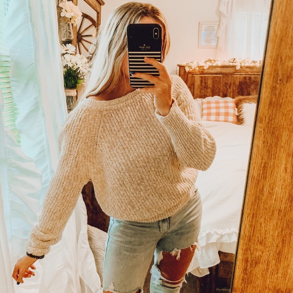 Free People Sweaters - Free people // 🍁 white & cream color sweater